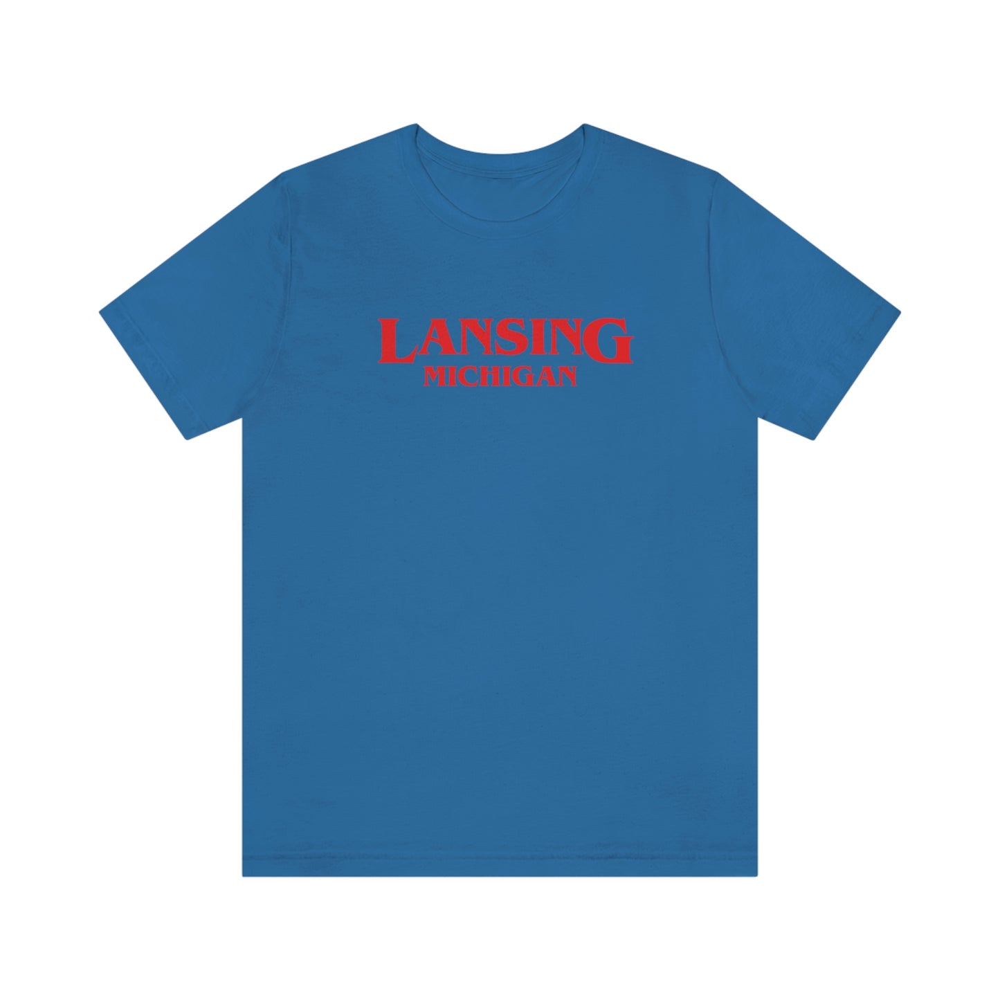 'Lansing Michigan' ' T-Shirt (1980s Drama Parody) | Unisex Standard Fit