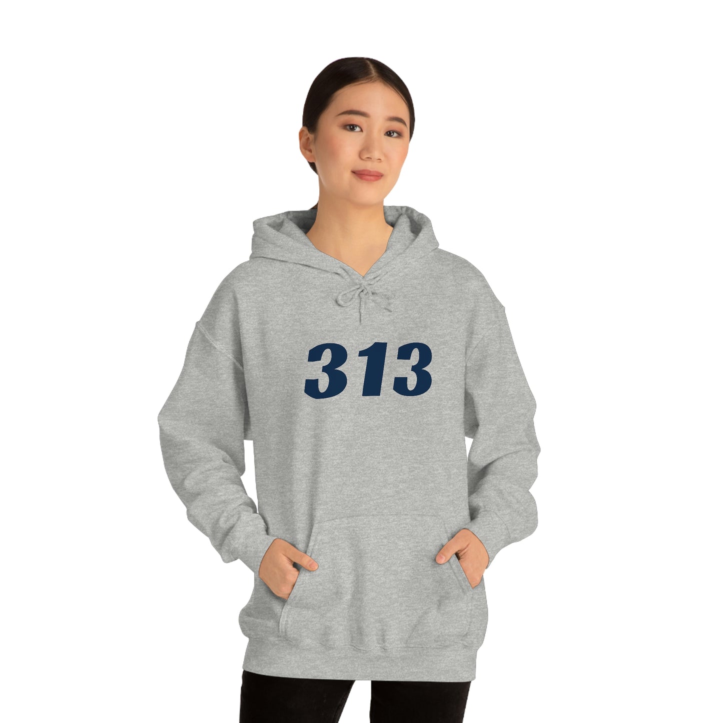 Detroit '313' Hoodie (Racing Font) | Unisex Standard