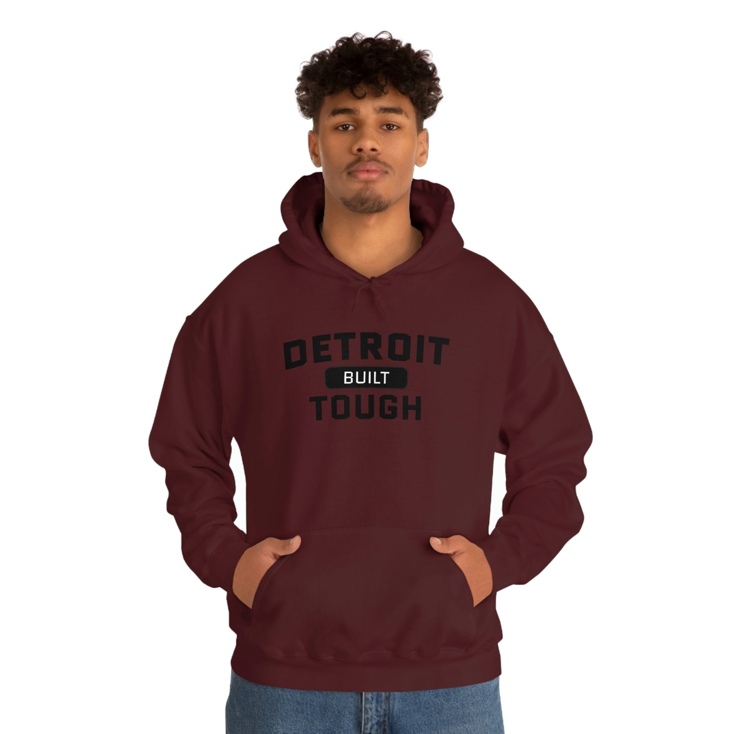 'Built Detroit Tough' Hoodie | Unisex Standard