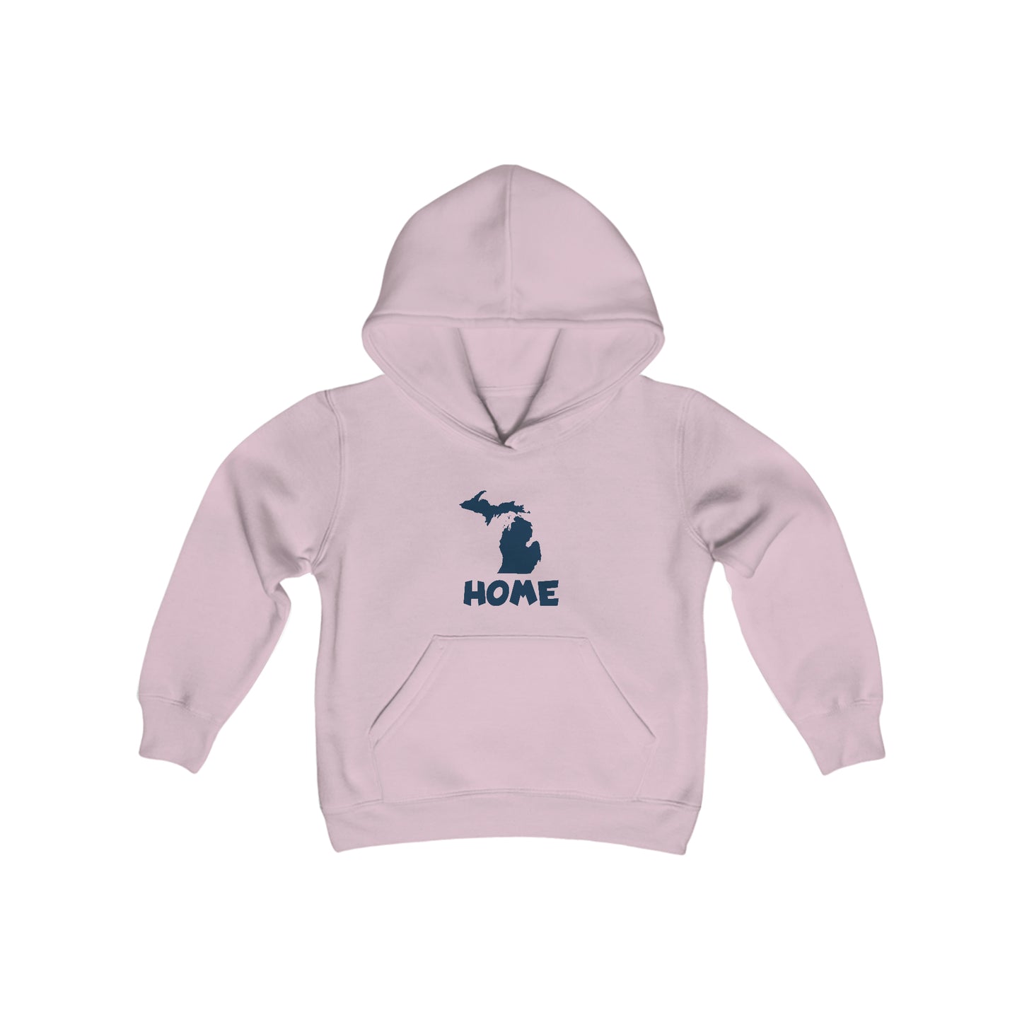 Michigan 'Home' Hoodie (Whimsical Sans Font) | Unisex Youth