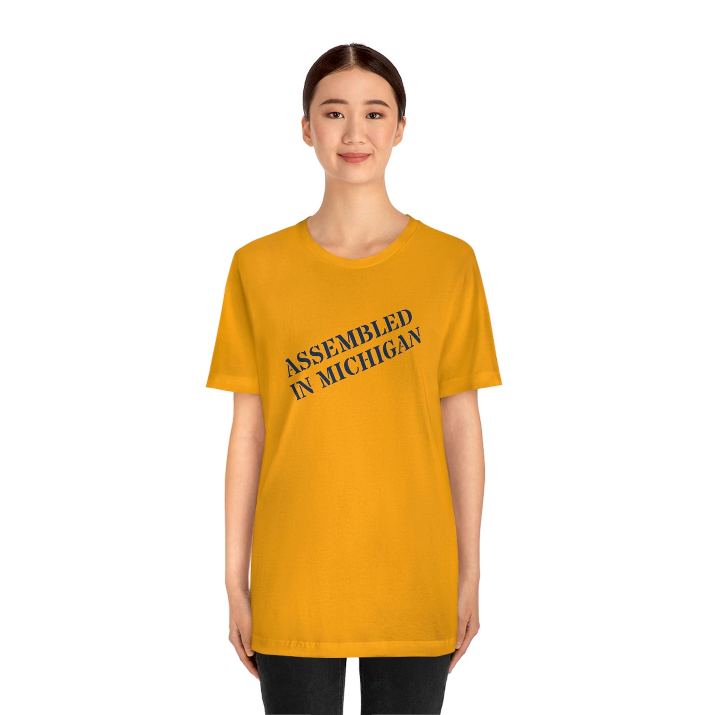 'Assembled in Michigan' T-Shirt | Unisex Standard Fit