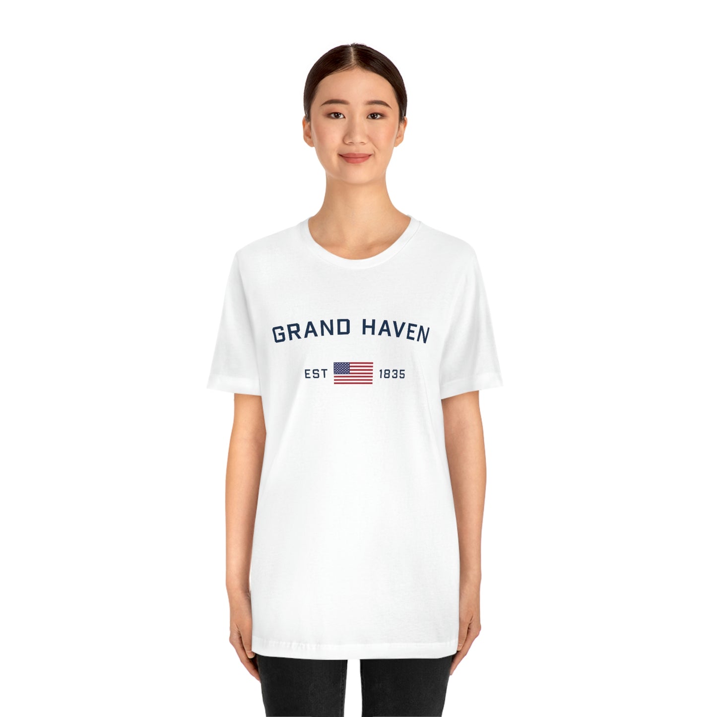 'Grand Haven EST 1835' T-Shirt | Unisex Standard Fit