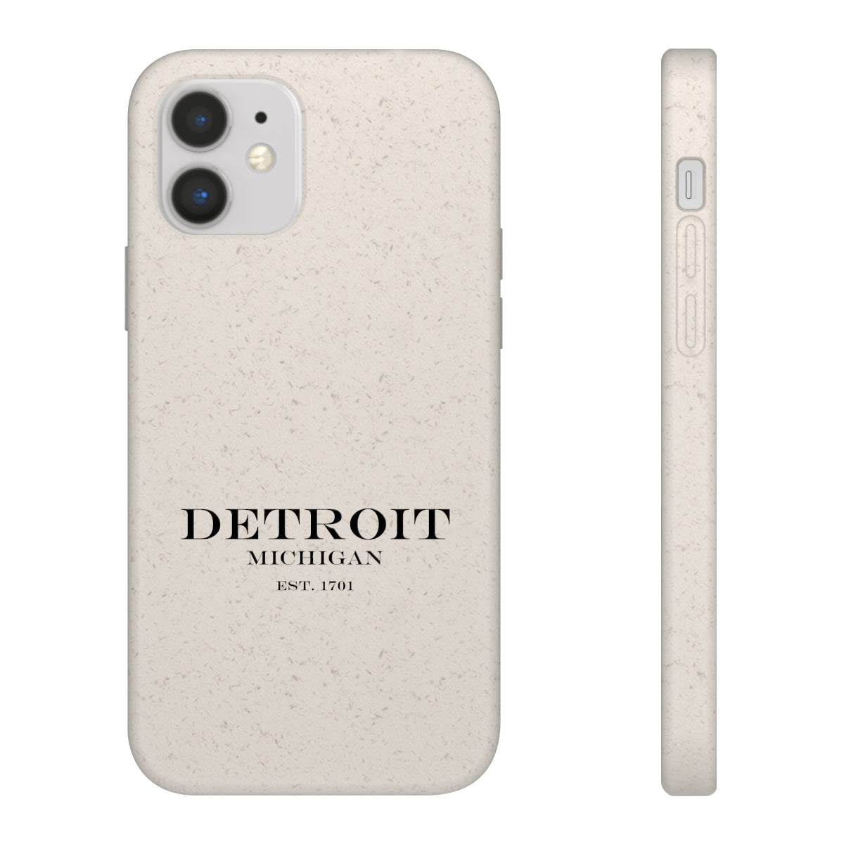 'Detroit Est. 1701' Phone Cases (Black Color) | Android & iPhone