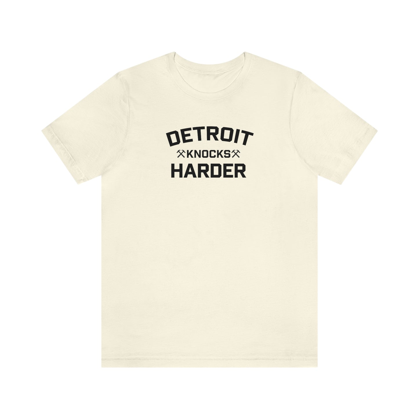 'Detroit Knocks Harder' T-Shirt | Unisex Standard Fit