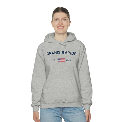 'Grand Rapids EST 1826' (w/USA Flag Outline) | Unisex Standard