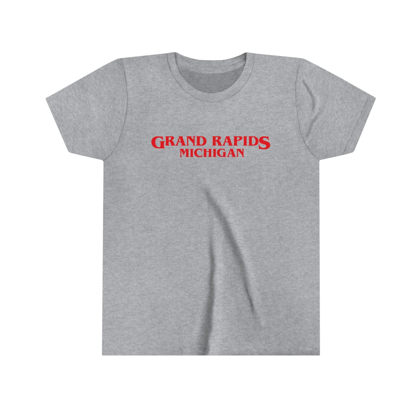 'Grand Rapids Michigan' T-Shirt (1980s Drama Parody) | Youth Short Sleeve