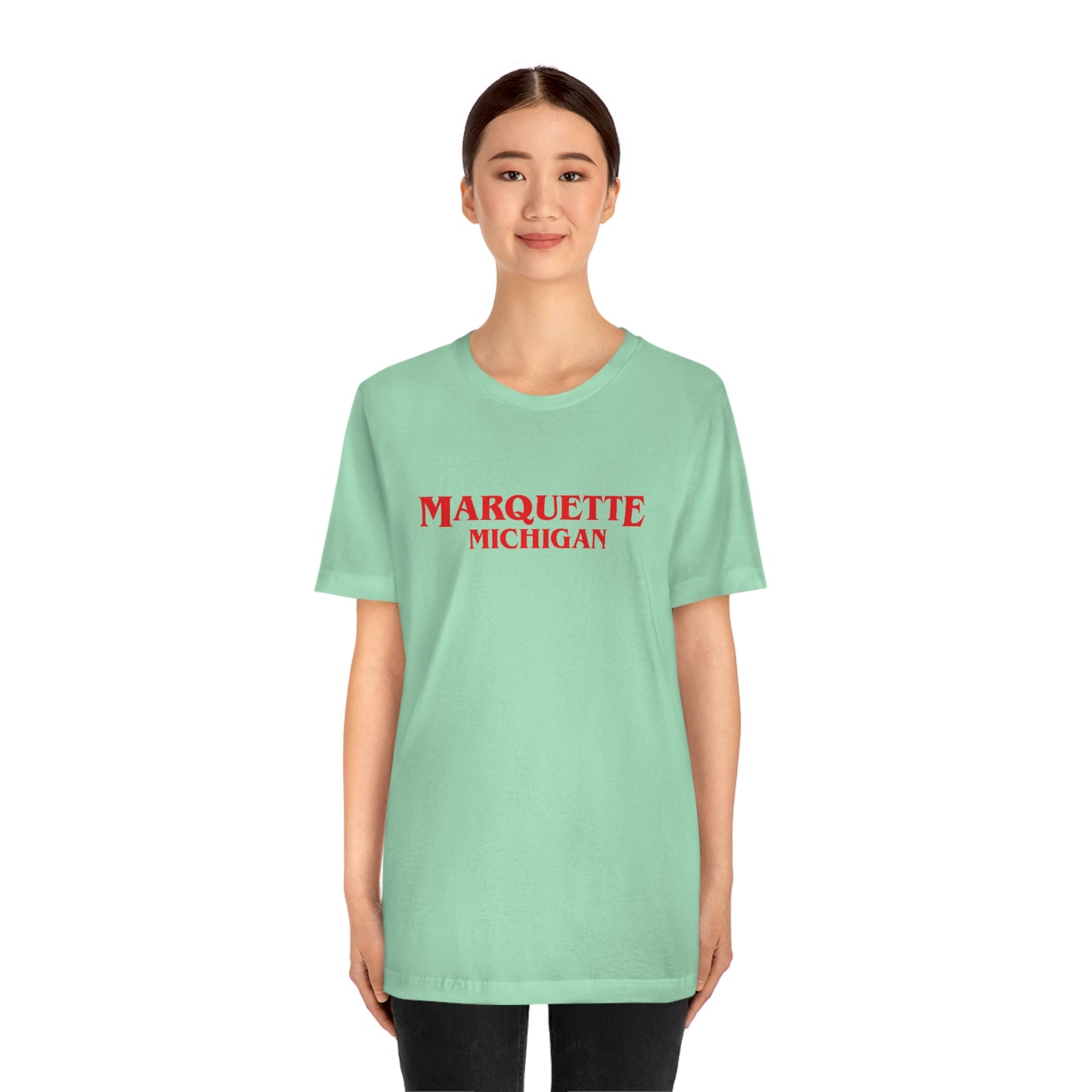 'Marquette Michigan' ' T-Shirt (1980s Drama Parody) | Unisex Standard Fit