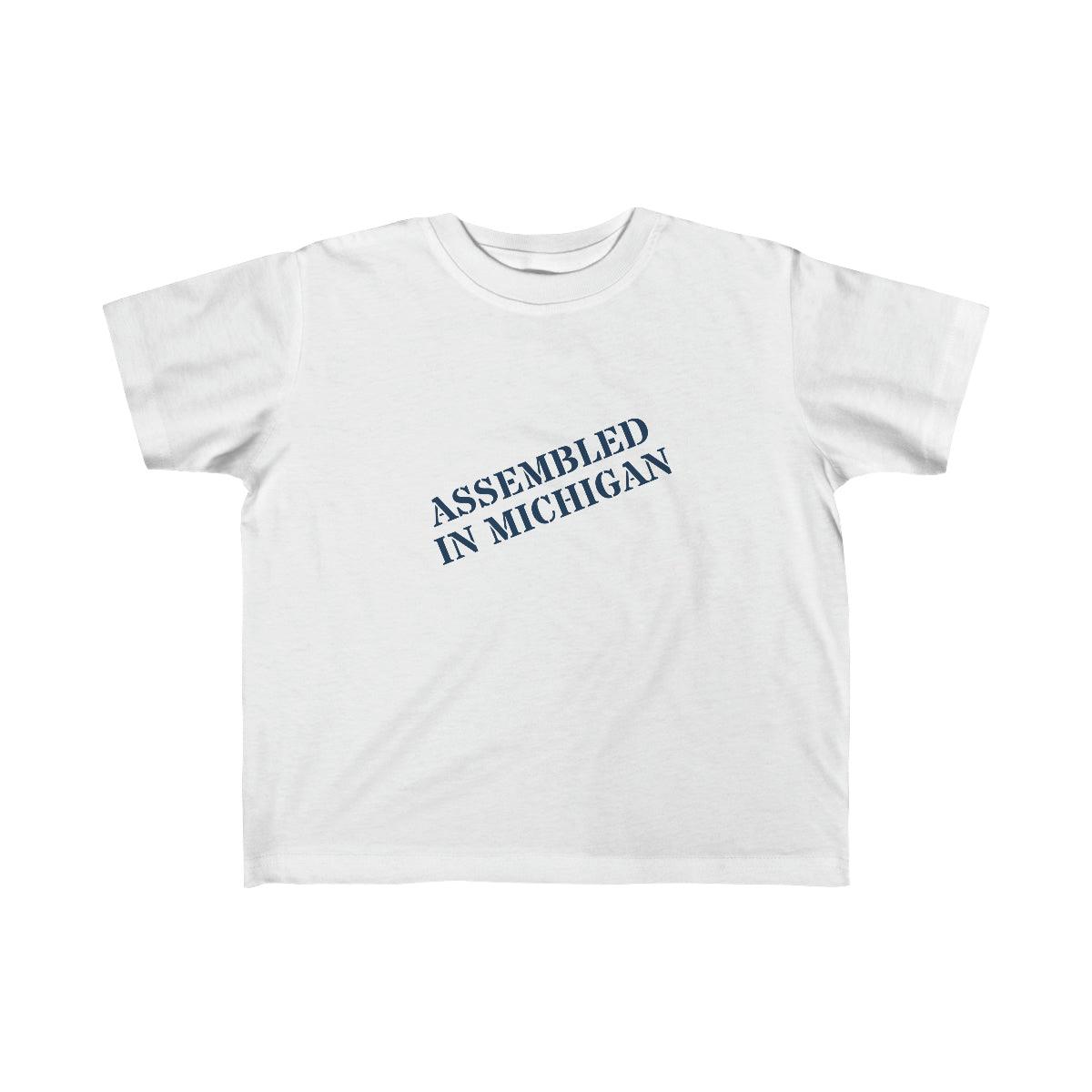 'Assembled in Michigan' T-Shirt | Toddler Short Sleeve - Circumspice Michigan