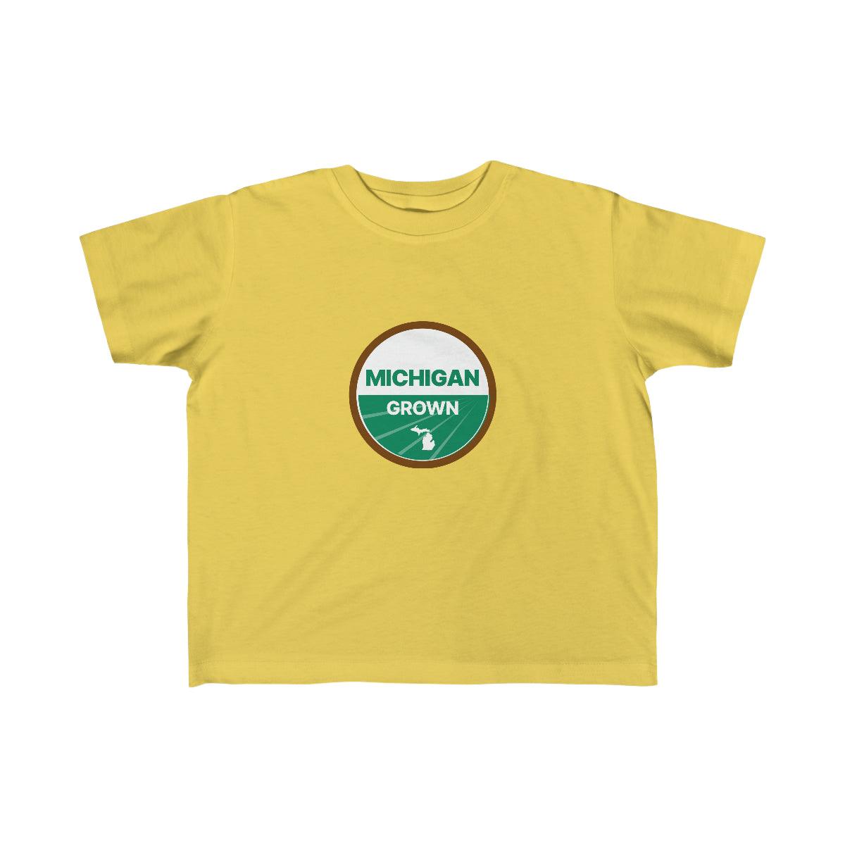 'Michigan Grown' T-Shirt | Toddler Short Sleeve - Circumspice Michigan