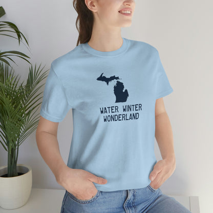 Michigan 'Water Winter Wonderland' T-Shirt | Unisex Standard Fit