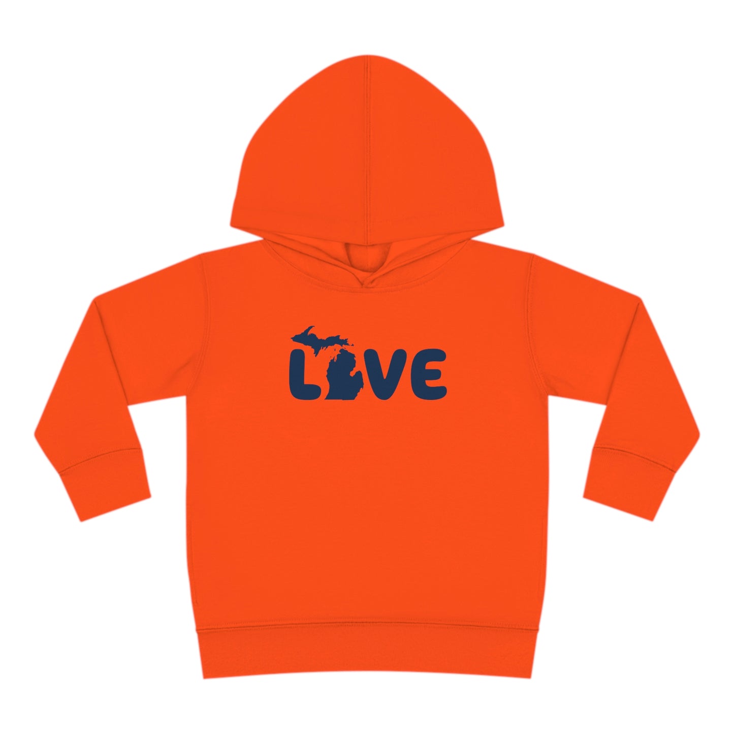 Michigan 'Love' Hoodie (Rounded Children's Font) | Unisex Toddler