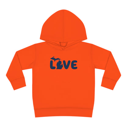 Michigan 'Love' Hoodie (Rounded Children's Font) | Unisex Toddler