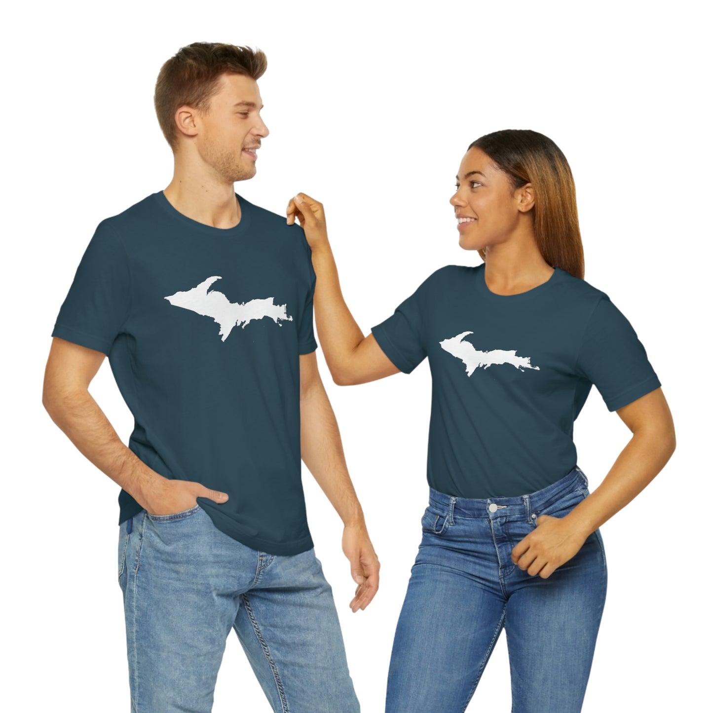 Upper Peninsula T-Shirt (w/ U.P. Outline | Unisex Standard Fit