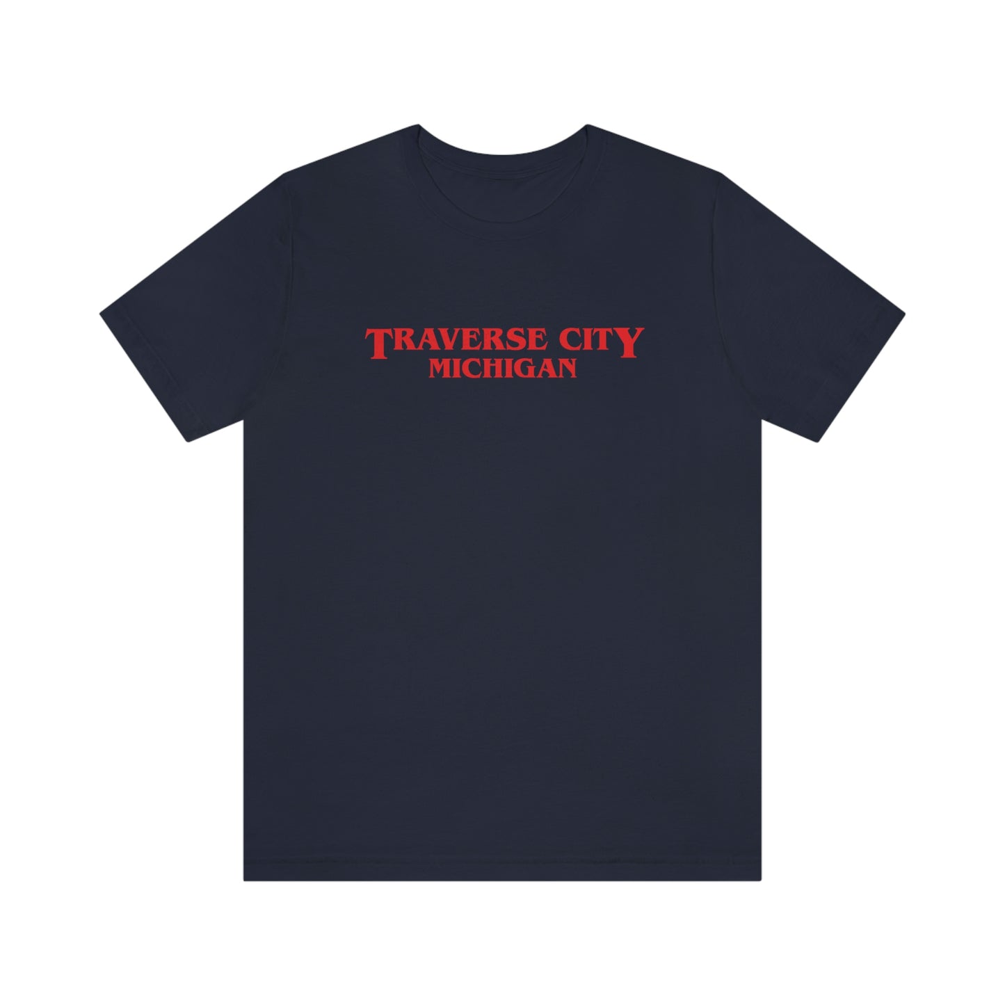 'Traverse City Michigan' ' T-Shirt (1980s Drama Parody) | Unisex Standard Fit