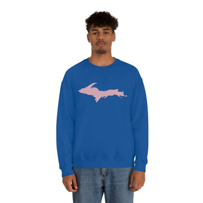 Michigan Upper Peninsula Sweatshirt (w/ Pink UP Outline) | Unisex Standard