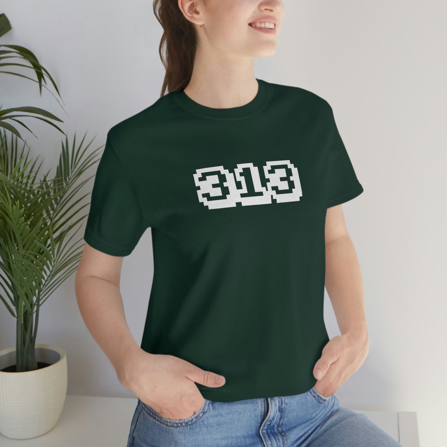 Detroit '313' T-Shirt (Arcade Font) | Unisex Standard Fit