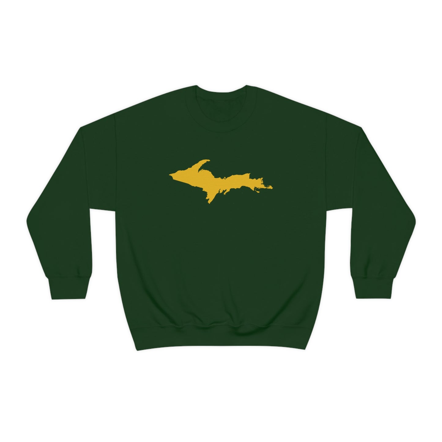 Michigan Upper Peninsula Sweatshirt (w/ Gold UP Outline) | Unisex Standard