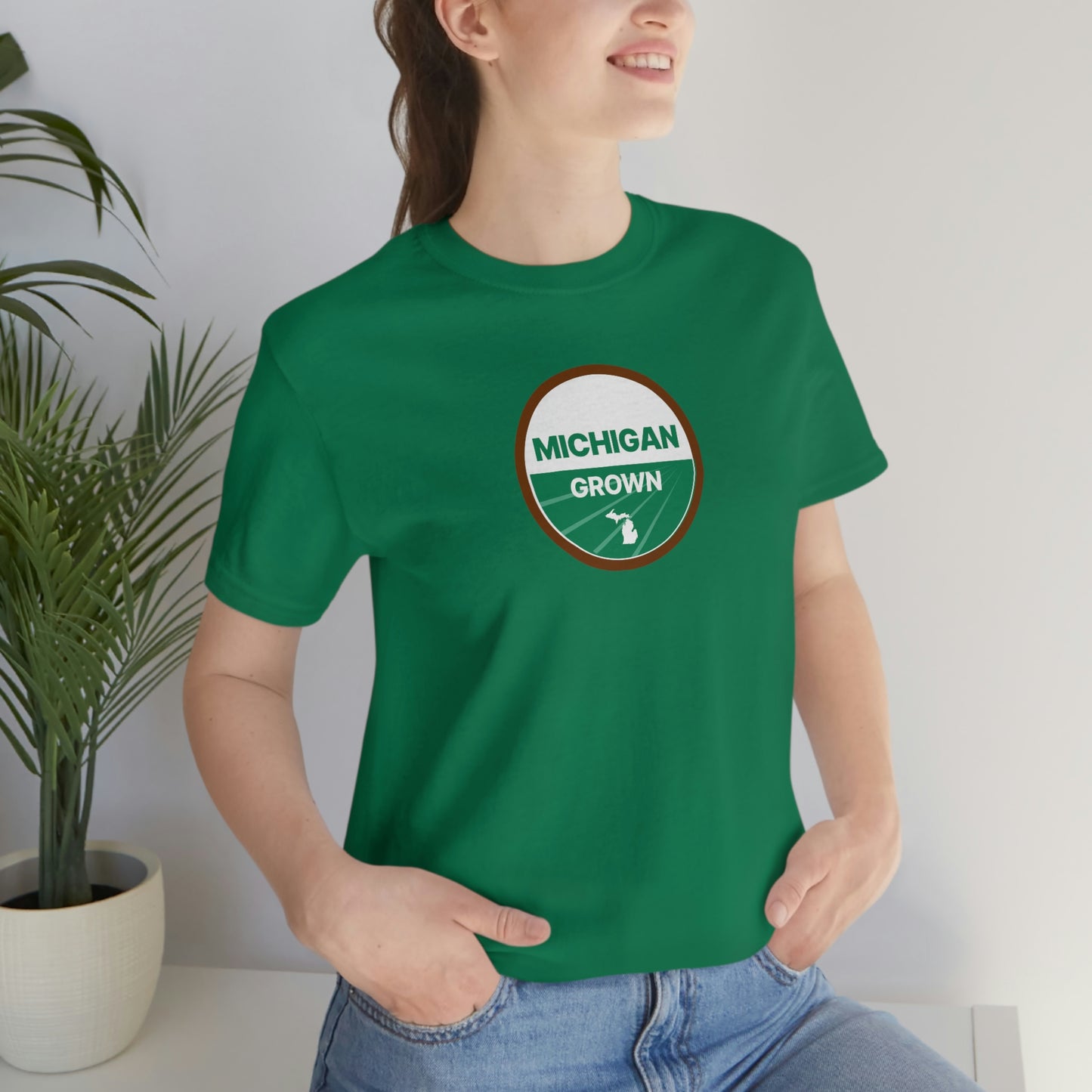 'Michigan Grown' T-Shirt (Agricultural Certification Parody) | Unisex Standard Fit