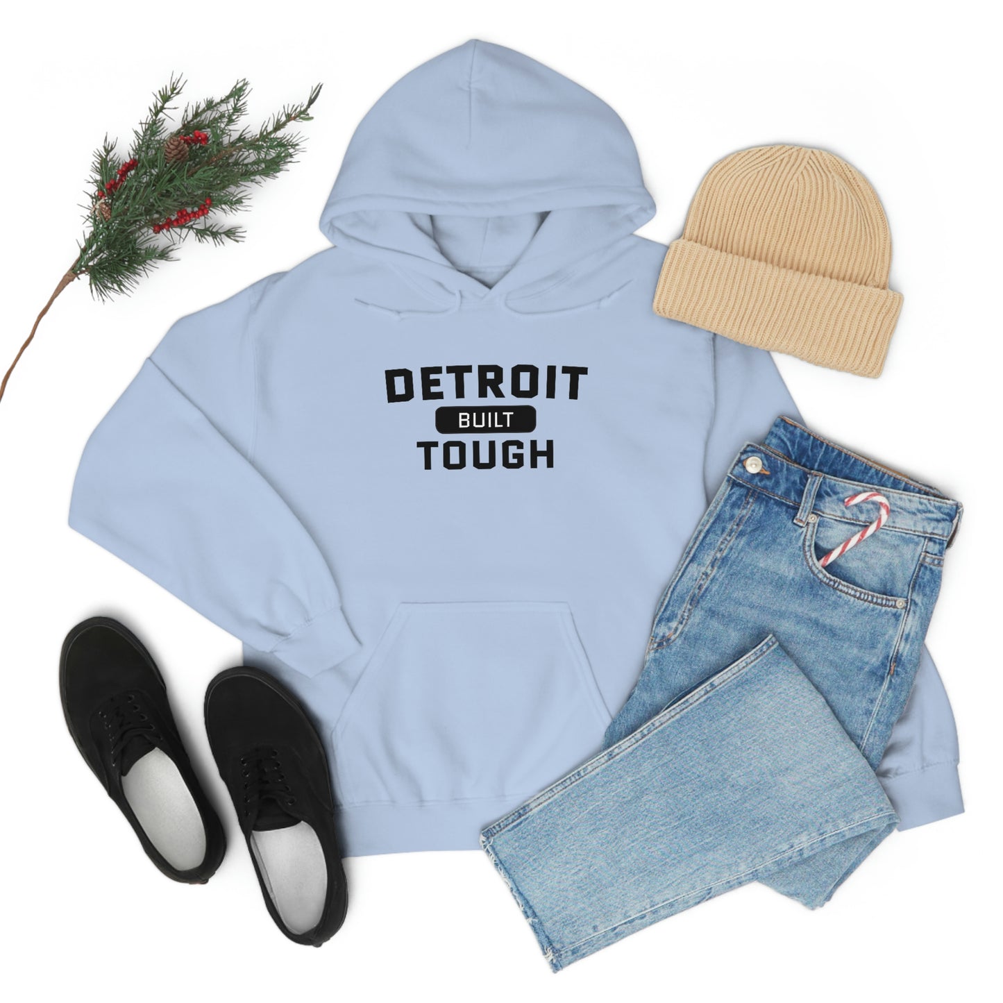 'Built Detroit Tough' Hoodie | Unisex Standard