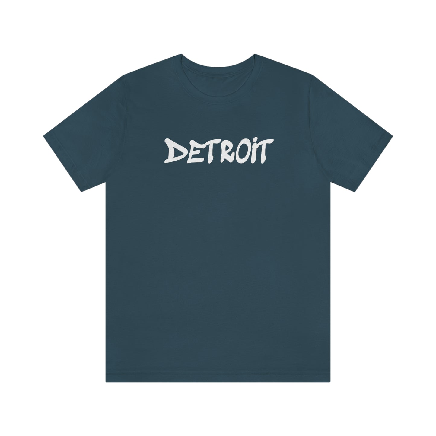 'Detroit' T-Shirt (1980s Hip Hop Font) | Unisex Standard Fit