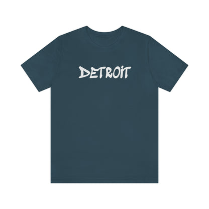 'Detroit' T-Shirt (1980s Hip Hop Font) | Unisex Standard Fit