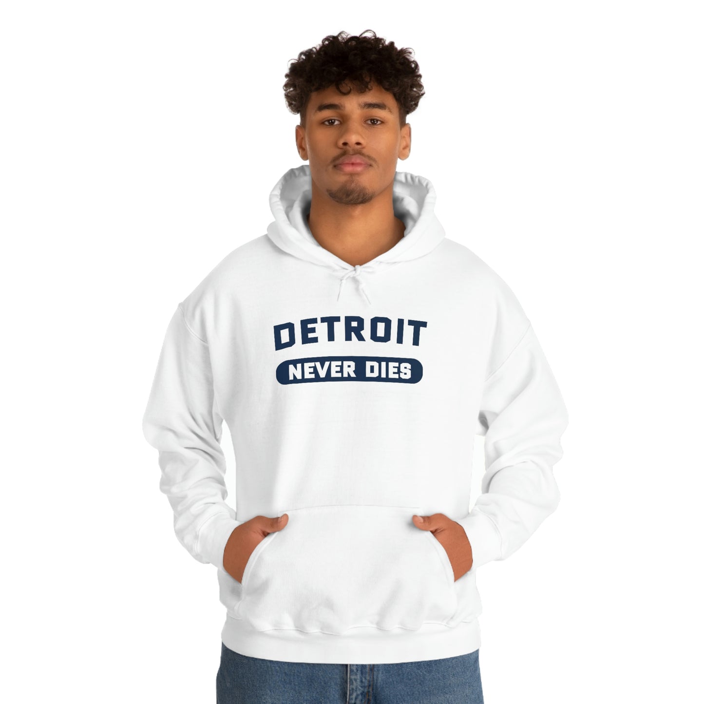 'Detroit Never Dies' Hoodie | Unisex Standard