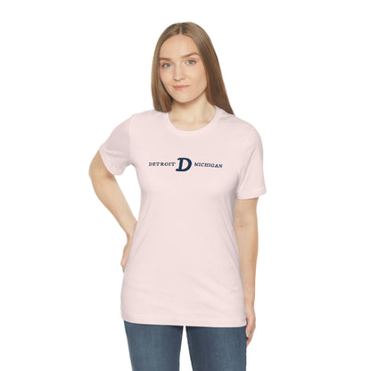 'Detroit Michigan' T-Shirt (w/ Old French D) | Unisex Standard Fit