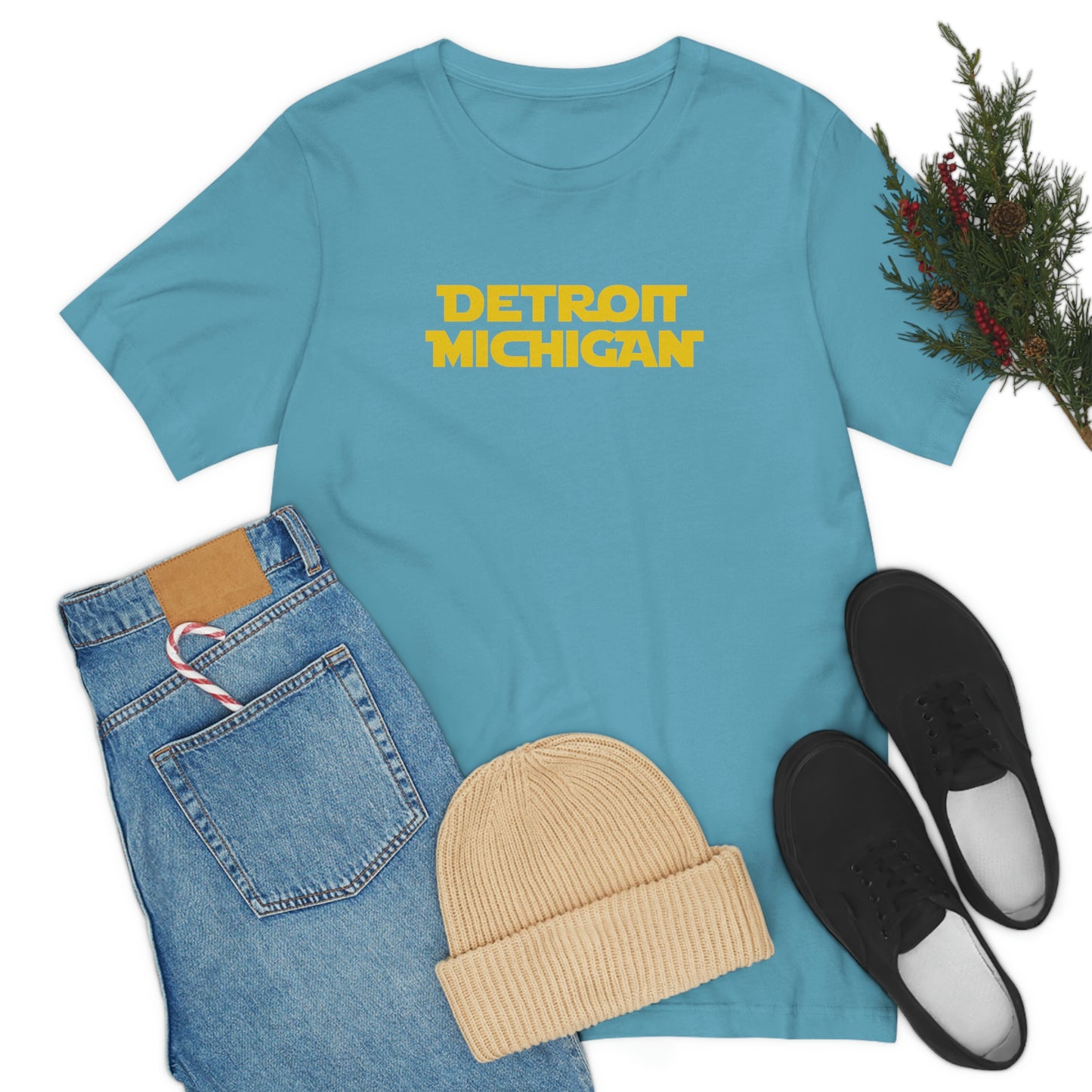 'Detroit Michigan' T-Shirt (1970s Epic Sci-Fi Parody) | Unisex Standard Fit