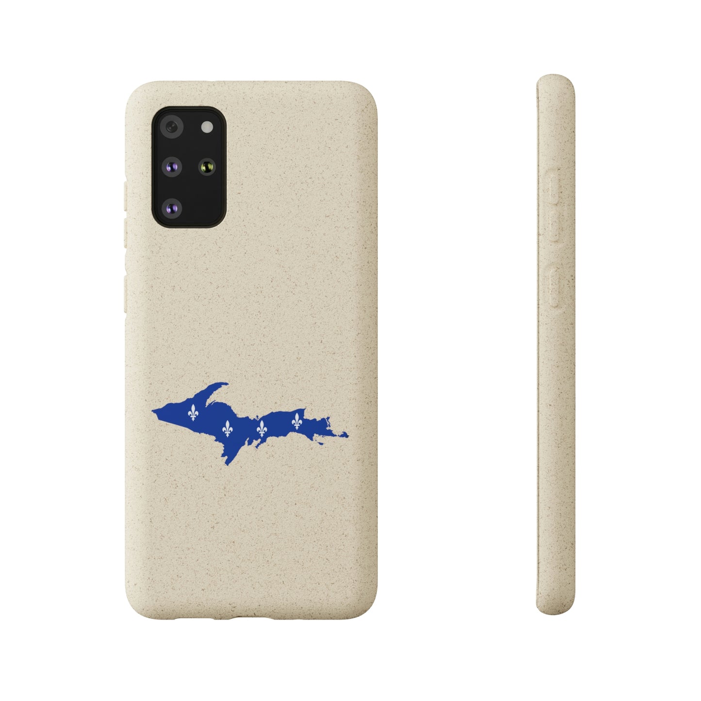 Michigan Upper Peninsula Biodegradable Phone Cases (w/ UP Quebec Flag Outline) | Samsung Android