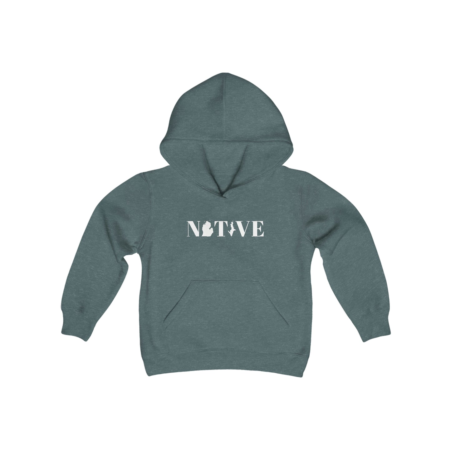 Michigan 'Native' Hoodie (Didone Font) | Unisex Youth