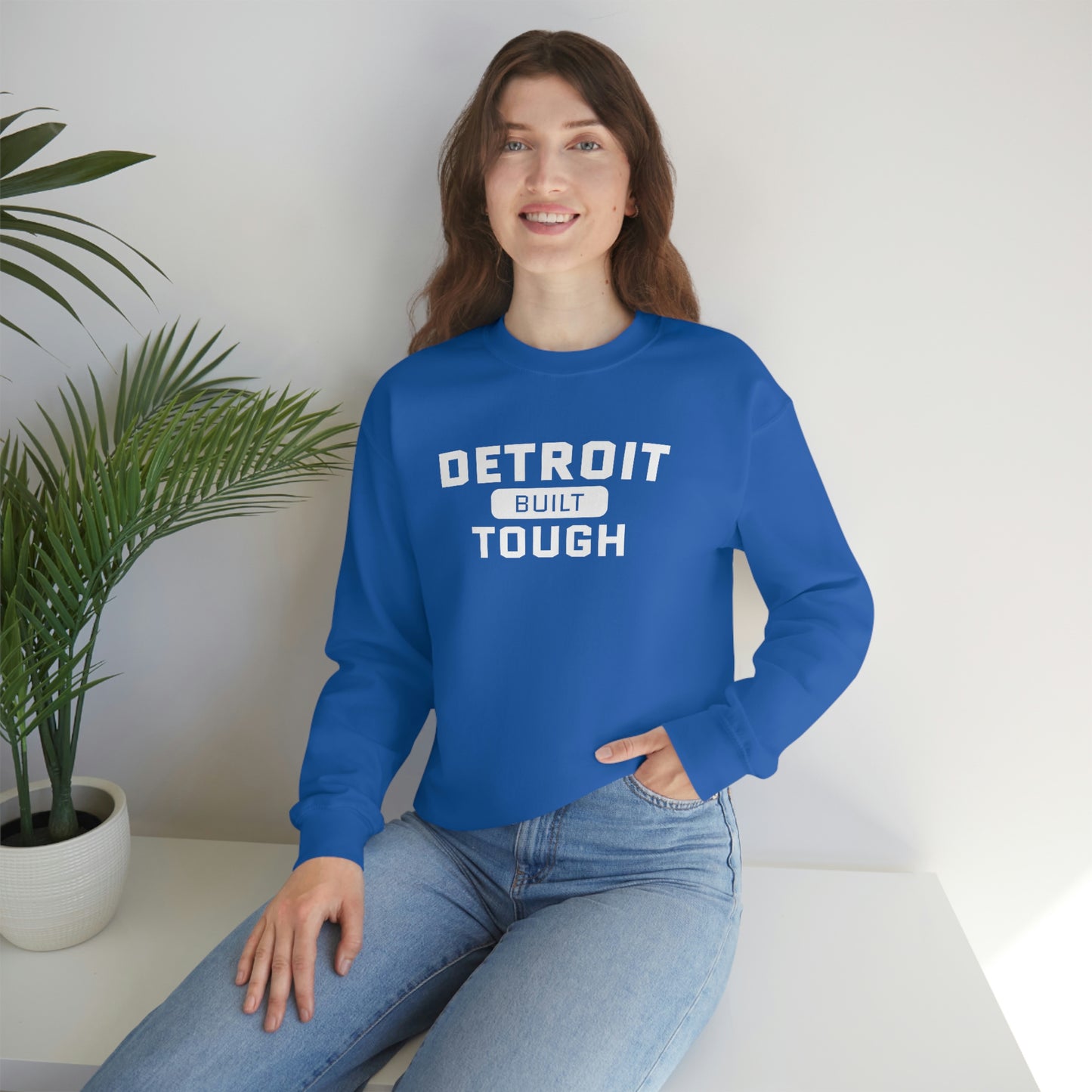 'Built Detroit Tough' Sweatshirt | Unisex Standard