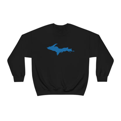 Michigan Upper Peninsula Sweatshirt (w/ Azure UP Outline) | Unisex Standard