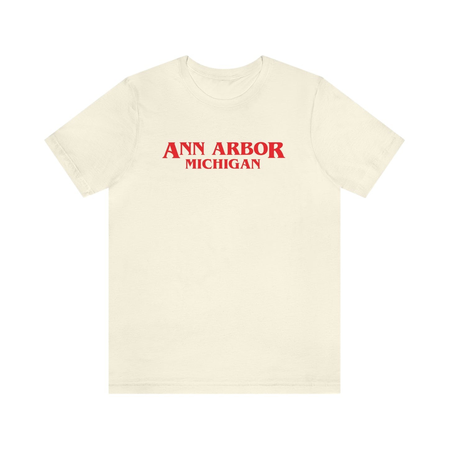 'Ann Arbor Michigan' ' T-Shirt (1980s Drama Parody) | Unisex Standard Fit