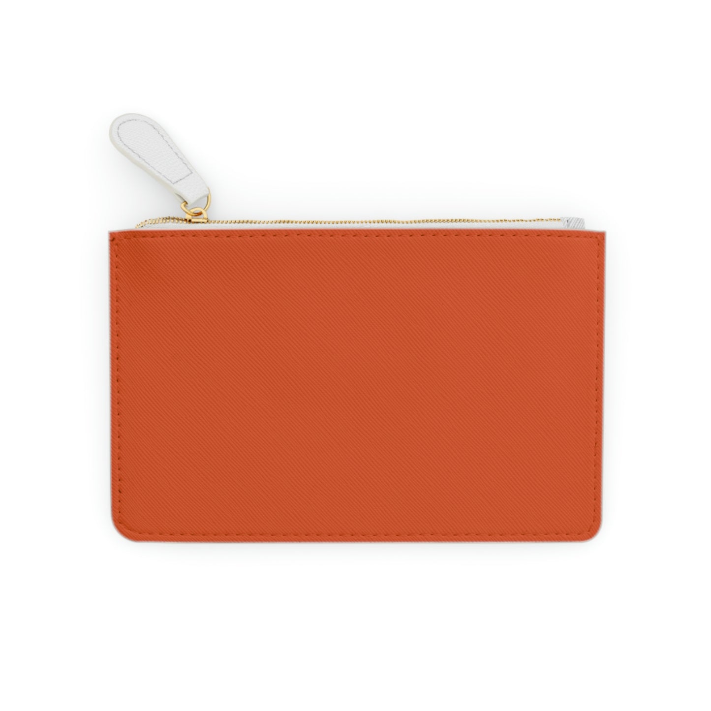 Michigan Upper Peninsula Mini Clutch Bag (Maple Leaf Orange w/ UP Outline)