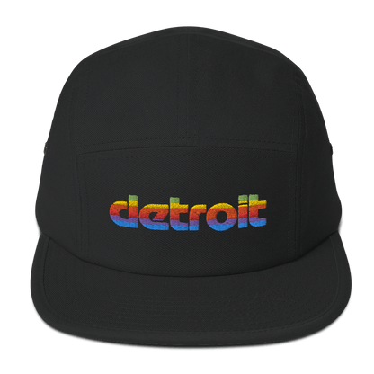 'Detroit' Camper Hat (1980s Pomaceous Computer Parody) - Circumspice Michigan