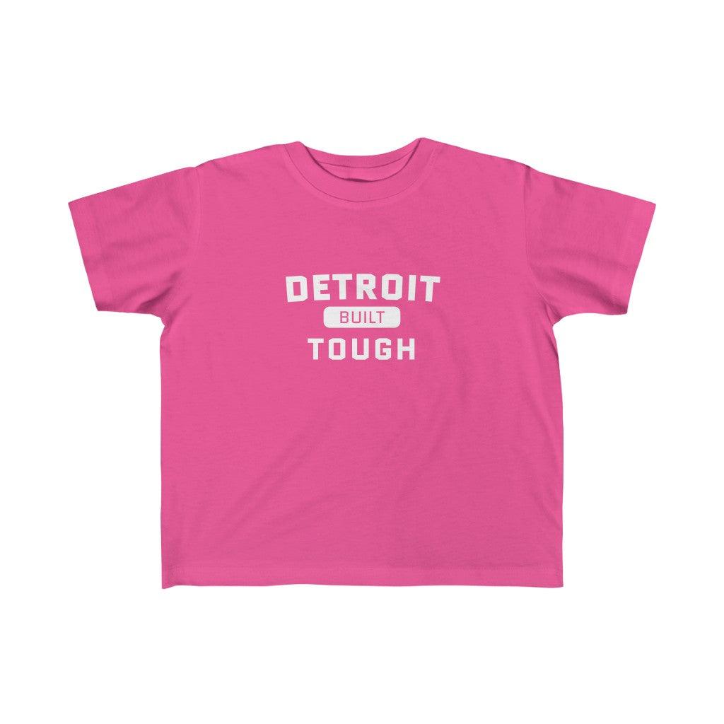 'Built Detroit Tough' T-Shirt | Toddler Short Sleeve - Circumspice Michigan