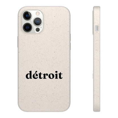 'Détroit' Phone Cases (Old Style Serif Font) | Android & iPhone - Circumspice Michigan