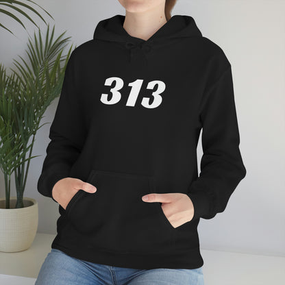 Detroit '313' Hoodie (Racing Font) | Unisex Standard