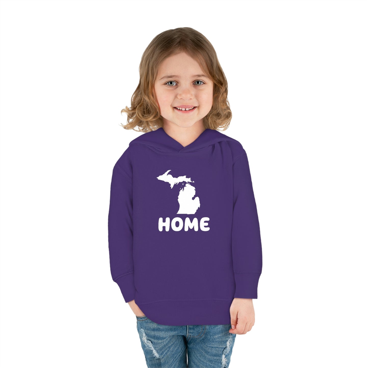 Michigan 'Home' Hoodie (Rounded Children's Font) | Unisex Toddler