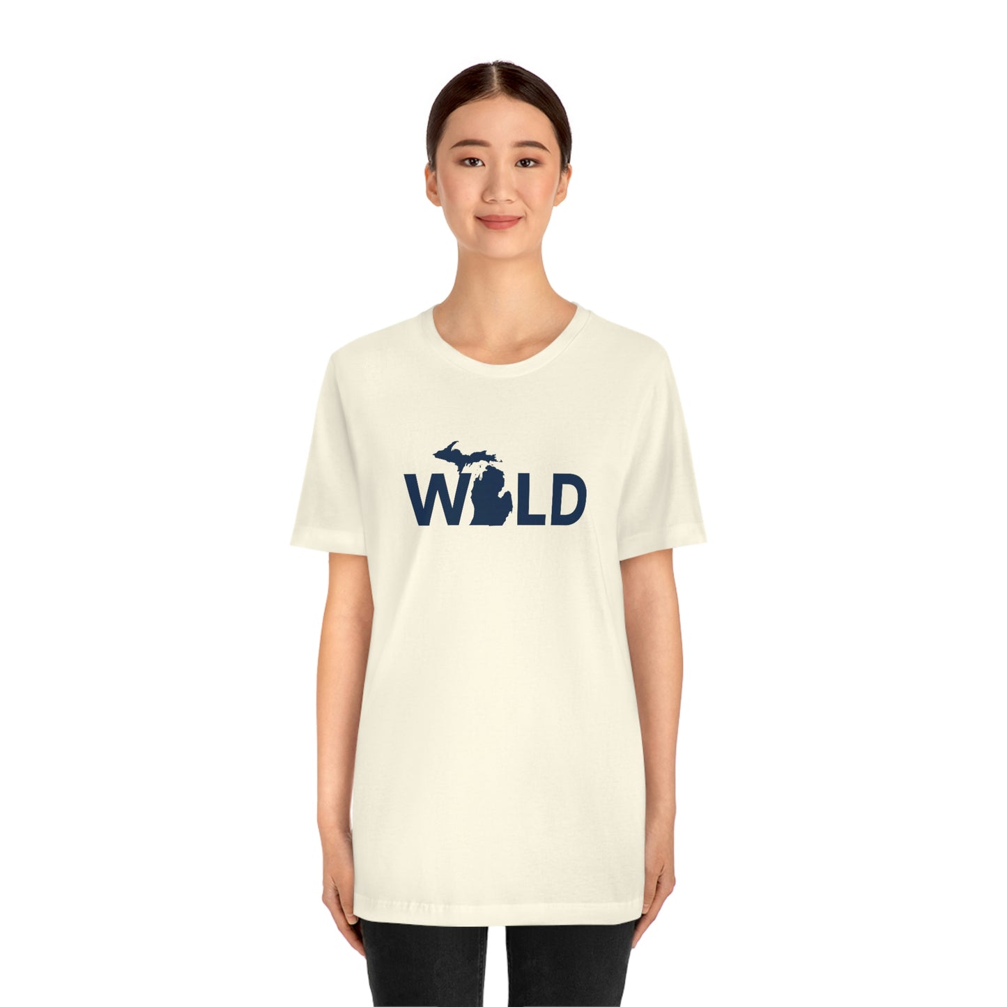 Michigan 'Wild' T-Shirt (Geometric Sans Font) | Unisex Standard Fit