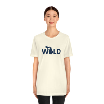 Michigan 'Wild' T-Shirt (Geometric Sans Font) | Unisex Standard Fit