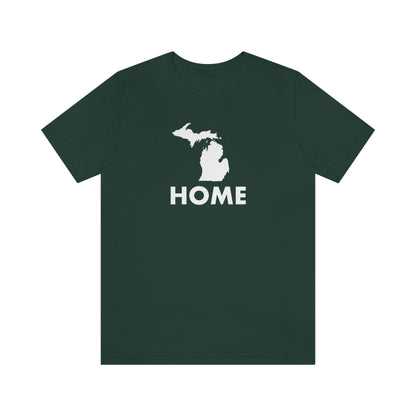 Michigan 'Home' T-Shirt (Geometric Sans Font) | Unisex Standard Fit