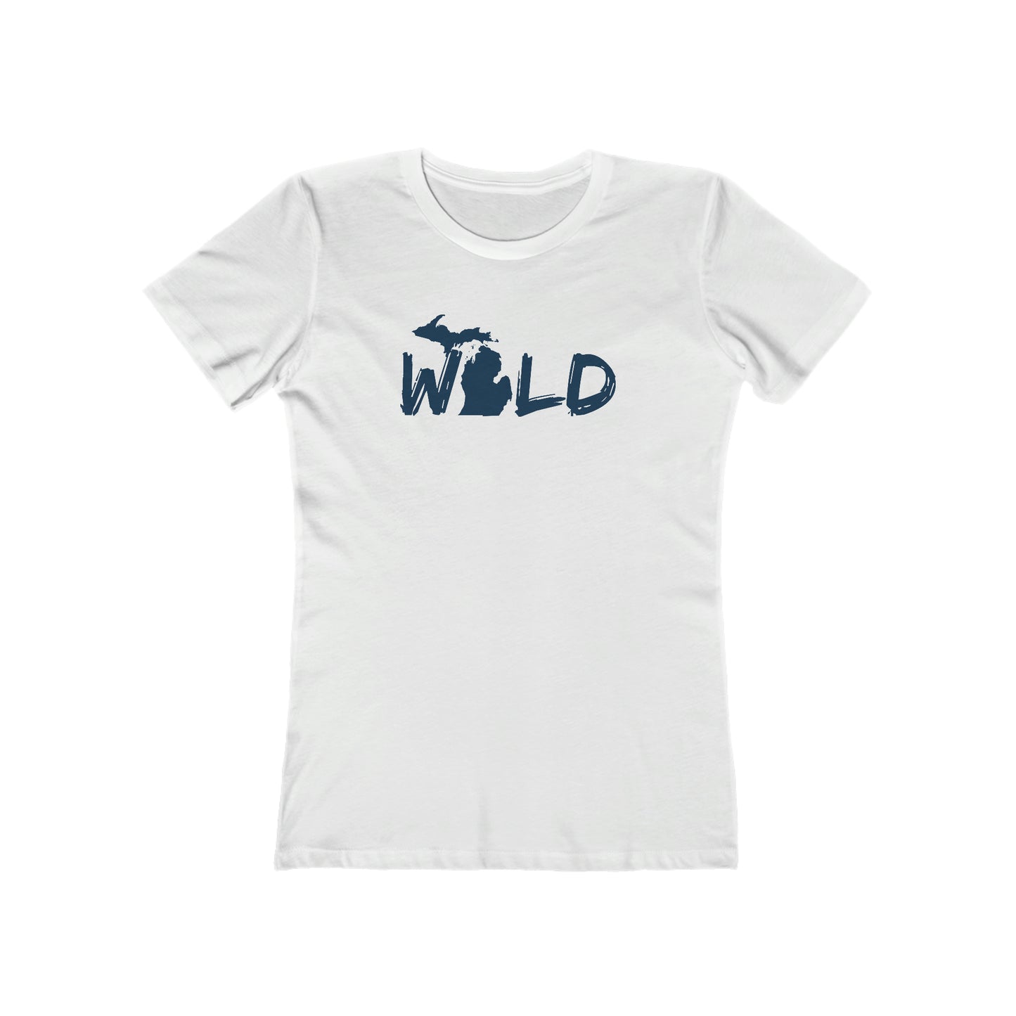 Michigan 'Wild' T-Shirt (Paintbrush Font) | Women's Boyfriend Cut