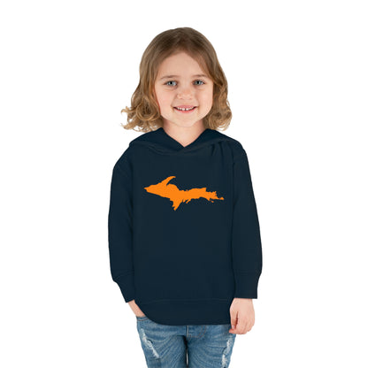 Michigan Upper Peninsula Hoodie (w/ Orange UP Outline) | Unisex Toddler