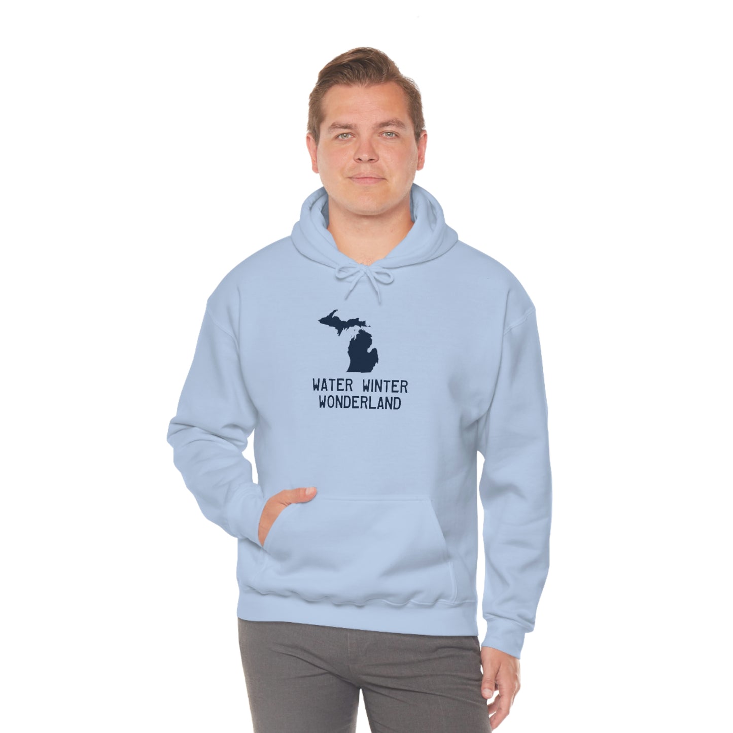 Michigan 'Water Winter Wonderland' Hoodie | Unisex Standard