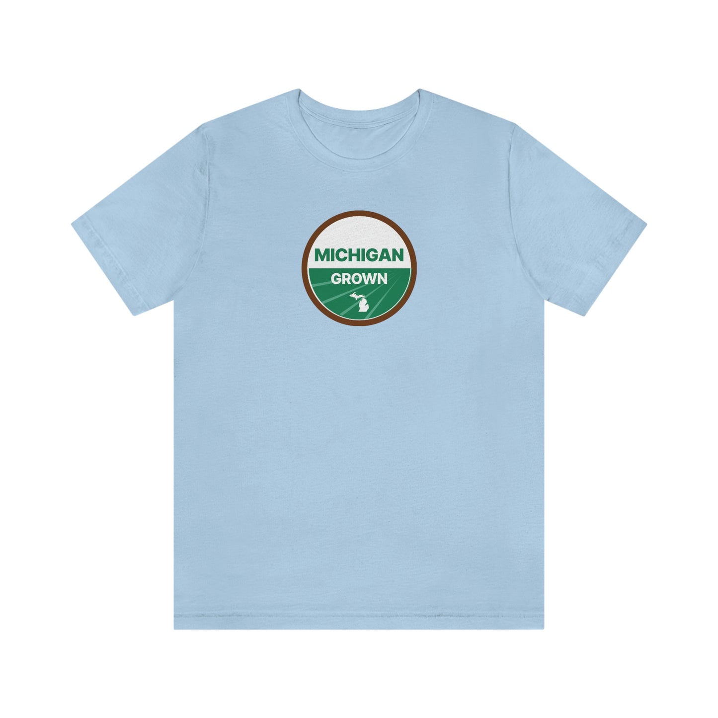 'Michigan Grown' T-Shirt (Agricultural Certification Parody) | Unisex Standard Fit