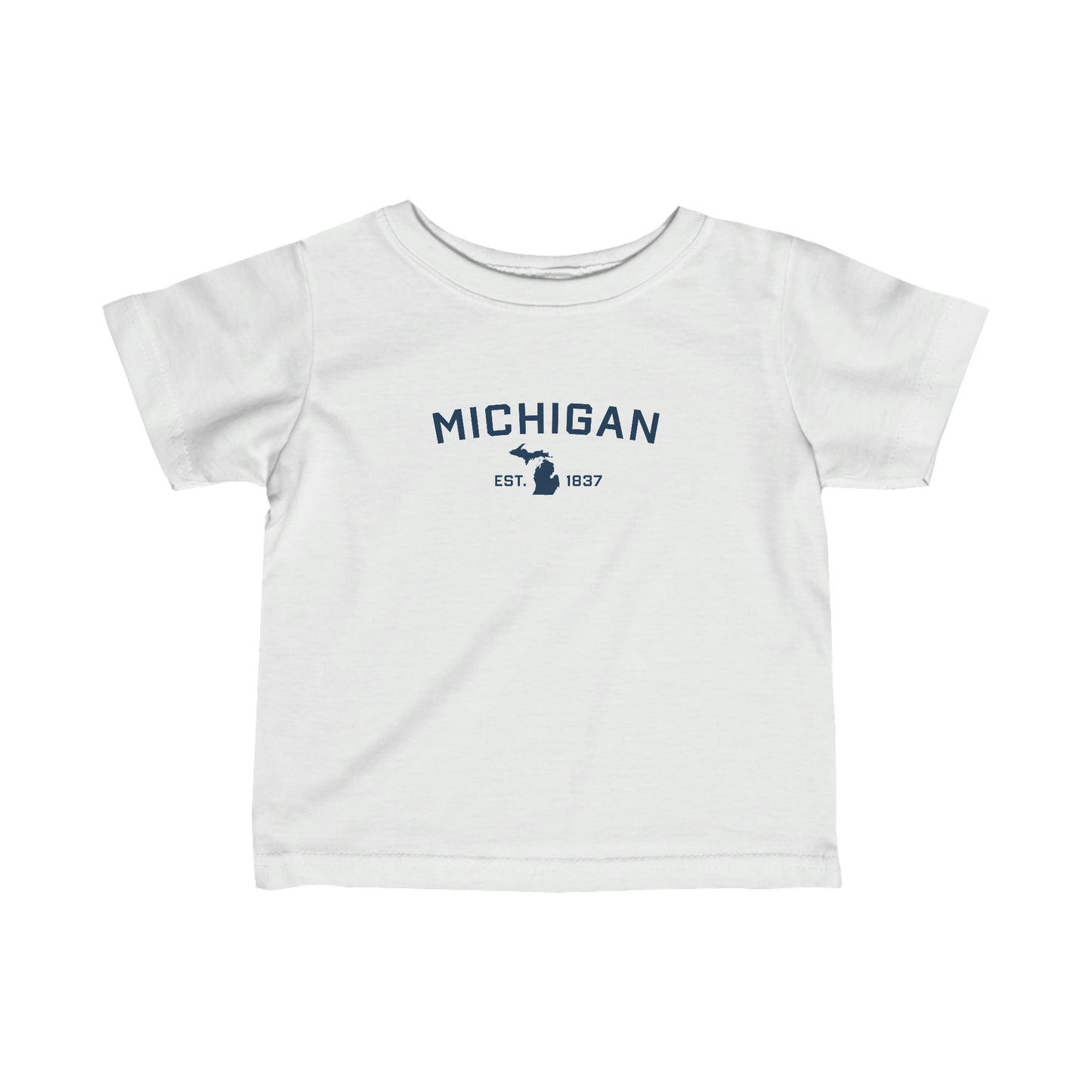 'Michigan EST 1837' T-Shirt |  Infant Short Sleeve