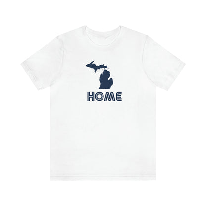 Michigan 'Home' T-Shirt (1970s Audiophile Font) | Unisex Standard Fit