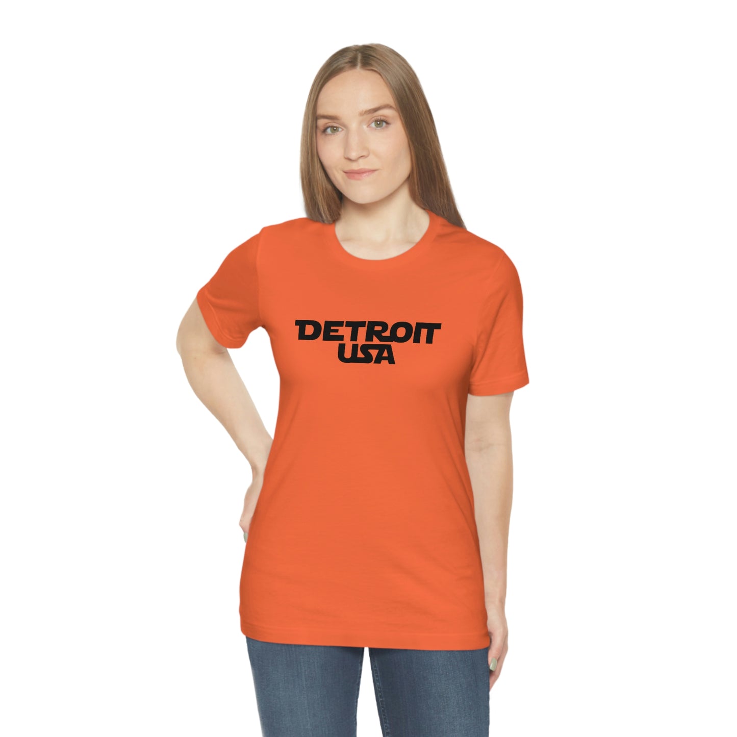 'Detroit USA' T-Shirt (1970s Epic Sci-Fi Parody) | Unisex Standard Fit