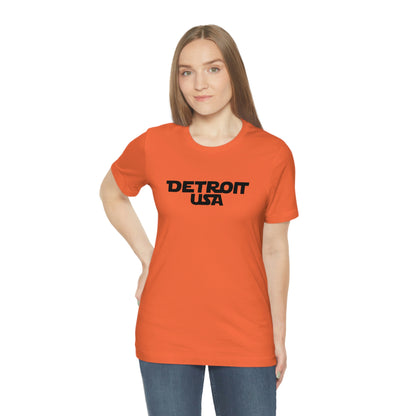 'Detroit USA' T-Shirt (1970s Epic Sci-Fi Parody) | Unisex Standard Fit